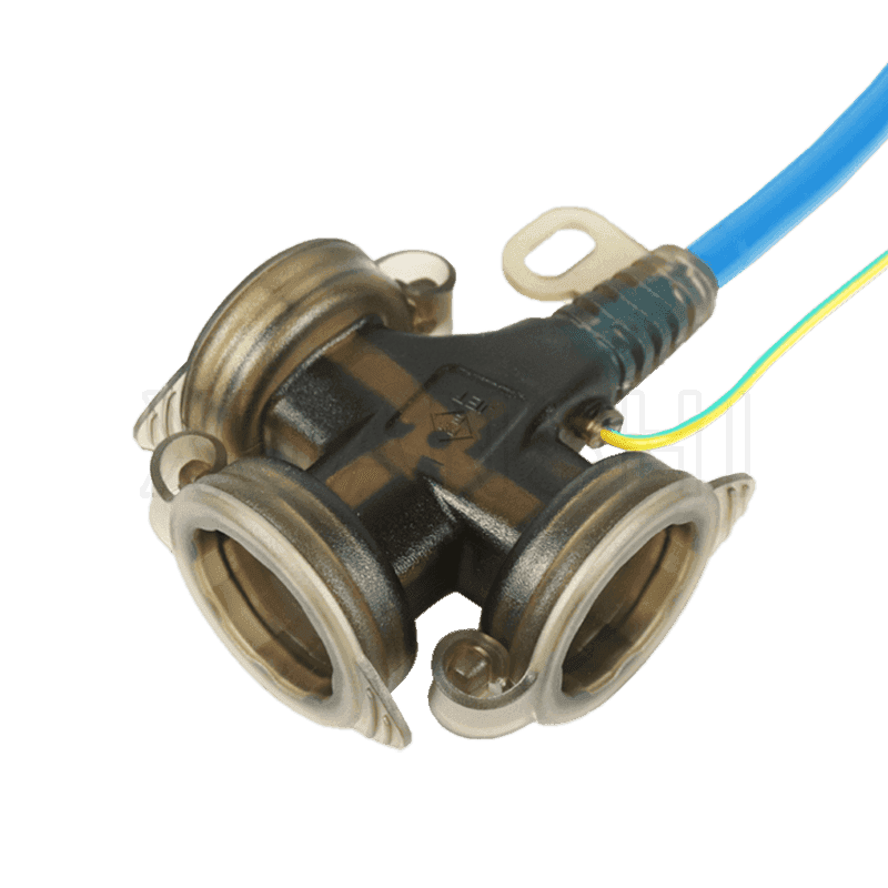 Japanisches 3-poliges Stecker-Verlängerungskabel mit 3 Steckdosen JL-55A,JL-55F